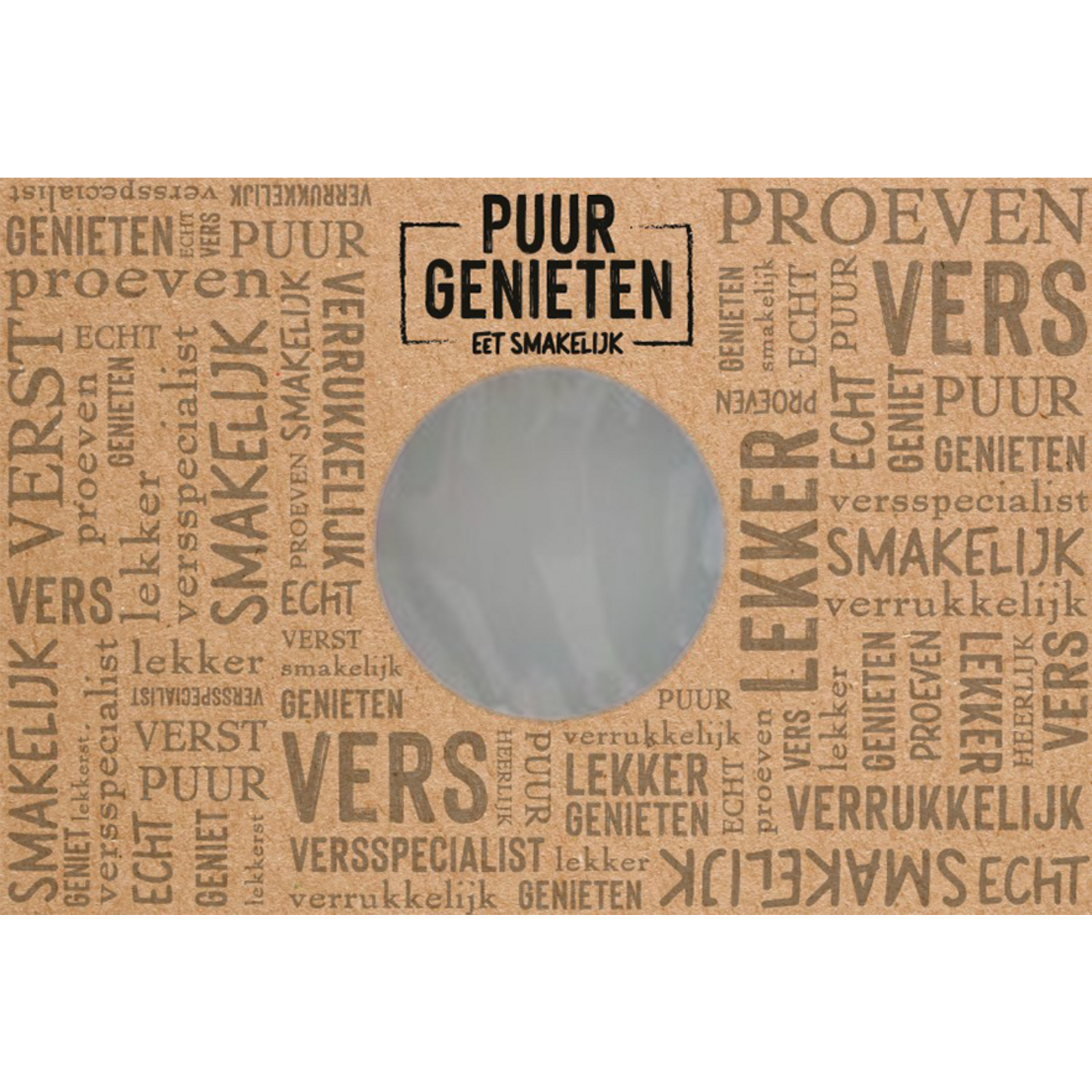 CATERINGDOOS  28x28cm 10st  GENIETEN